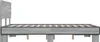 vidaXL Struttura letto grigio Sonoma 120x200 cm in legno e Anteprima dell’immagine prodotto 5