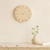 Minimalistyczny zegar ścienny SUM, wzór marmuru, Ø 30 cm Podgląd zdjęcia produktu 5
