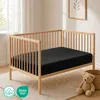 Buymax Baby Spannbettlaken 60x120 cm Schwarz, Jersey 100% Produktbild-Vorschau 2