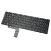 A black laptop keyboard with a ribbon cable attached, isolated on a white background. Produktbild-Vorschau