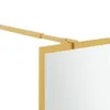 Duschwand für Begehbare Dusche mit ESG Klarglas Golden Produktbild-Vorschau 6