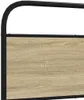Bettgestell ohne Matratze 135x190 cm Sonoma-Eiche Produktbild-Vorschau 8