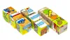 Vzdelávacie drevené puzzle bloky Vozidlá 9el. Náhľad obrázku produktu 5