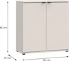 Forte GANYMEDE Kommode 80, minimalistische Kommode, Produktbild-Vorschau 6