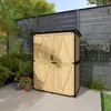 Outsunny Gartenschrank, Geräteschuppen aus Holz, Wetterfest Produktbild-Vorschau 9