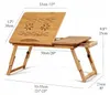 Laptoptisch Bambus klappbar fürs Bett | höhen- & Produktbild-Vorschau 12