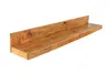 A wooden shelf with a raised back edge, shown against a white background. Produktbild-Vorschau