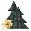 Set Dekokissen in Form eines Weihnachtsbaums, grünes Produktbild-Vorschau 3