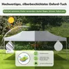 COSTWAY 3x6m Faltpavillon, Pavillon mit Rädern, UV-Schutz Produktbild-Vorschau 3