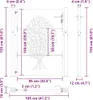 A diagram showing the dimensions of a garden gate. Produktbild-Vorschau