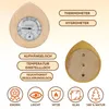 Holz Sauna Hygrothermograph Thermometer Hygrometer,2 in 1 Produktbild-Vorschau 5