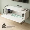 Mai & Mai Fernsehschrank Verdeckter Griff mit Soft-Close Produktbild-Vorschau 3
