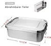 SWANEW 800+1200ml boîte à pain sans plastique BPA libre Voir les images du produit 2