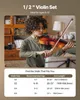 VEVOR violino 1/2, lunghezza braccio 508-558,8 mm, set di Anteprima dell’immagine prodotto 4