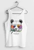 Herren Tank-Top Panda Bär Aufdruck Tiermotiv mit Produktbild-Vorschau 5