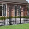 vidaXL Gartentor KAMPEN mit Speerspitze Schwarz 103 x 125 Produktbild-Vorschau 2