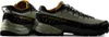 La Sportiva TX4 Evo Woman GTX Schuhe in grauer und schwarzer Farbe mit gelb-orangefarbenem Innenfutter und Schnürung Produktbild-Vorschau