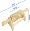 3 tlg. Massageroller Set Holz Naturbelassen für Rücken Produktbild-Vorschau 4