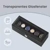 SONGMICS Uhrenbox mit 6 Fächern, Uhrenkasten, Glasdeckel, Produktbild-Vorschau 14
