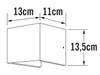 Applique Konstsmide Cremona High Power LED - alluminio Anteprima dell’immagine prodotto 12