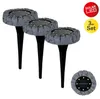3er-Set LED Solar-/Bodenerdspieß "KIAN" Ø: 12 cm, Lampe für Produktbild-Vorschau 2
