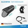 FISCHER 7790 Przednia lampka LED FISCHER do rowerów, 110 Podgląd zdjęcia produktu 7