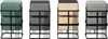 Four stackable ottomans with metal frames are displayed side-by-side against a white background. Produktbild-Vorschau