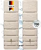 2x 350L GRAF SLIM Stone Decor Set sandbeige 1840x600x390cm Anteprima dell’immagine prodotto 3