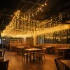 UISEBRT 10m 400 LEDs LED Lichtervorhang Warmweiß mit 8 Produktbild-Vorschau 9
