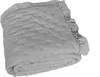 WERONA Tagesdecke 200x220cm Grau mit Rüschen - Eleganz und Produktbild-Vorschau 4
