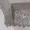 Tischdecke Outdoor Häkelspitze Amira rund dunkelgrau Ø Produktbild-Vorschau 5