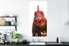 MuchoWow® Poster Nahaufnahme Hahn Fotodruck 60x120 cm - Produktbild-Vorschau 3