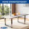 DanDiBo 2x nohy stolu z nerezové oceli 72 x 80 cm rám stolu Náhled obrázku produktu 8