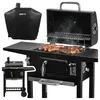 Grand barbecue au charbon de bois sur chariot Premium XXL Voir les images du produit 1