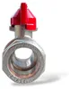 Kugelhahn mit Klemmringverschraubung Flügelgriff Kupfer CU Produktbild-Vorschau 2