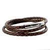 Lederkette 4 mm Herren Halskette Braun 17-100 cm lang mit Produktbild-Vorschau 2