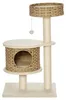 PawHut Tiragraffi in rattan per gatti con tana, altezza 95 Anteprima dell’immagine prodotto 1