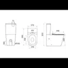LAVITA Einteilige Stand - WC mit eingebautem Spülkasten Produktbild-Vorschau 3
