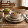 Deleca Serra Service de table 18 pièces 6 personnes Voir les images du produit 6
