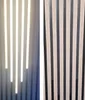 3446 LED Leuchte 3x50cm schwarz Kunststoff Schiene Warm Produktbild-Vorschau 1