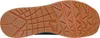 The image shows the sole of a blue Skechers sneaker with a brown rubber sole. Podgląd zdjęcia produktu