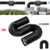 Tuyau d'évacuation d'air en PVC flexible Ø 150 mm, 5 m p. Voir les images du produit 1