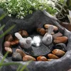 esotec Solar Vogelbadbrunnen dunkel mit Akku und LED Licht Produktbild-Vorschau 4