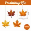Lot de 16 décorations en forme de feuilles d'érable, pour Voir les images du produit 2