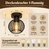 ZMH Set da 2 lampade a soffitto, ideali per corridoi, Anteprima dell’immagine prodotto 3