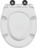 vidaXL Toilettensitz Weiß 47 x 37 x 4 cm Duroplast Produktbild-Vorschau 5