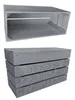 Two wooden crates are shown against a white background. The top crate is open and viewed from an angle, while the bottom crate is stacked and viewed from the side. Produktbild-Vorschau