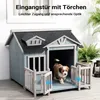 Cuccia per cani XL Wiltec 93,5 x 77,5 x 70 cm, grigio Anteprima dell’immagine prodotto 9
