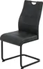 A single gray cantilever chair with a black metal frame is shown against a white background. Produktbild-Vorschau
