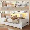 Tagesbett mit Ausziehbett, LED-Beleuchtung & USB, aus Produktbild-Vorschau 5